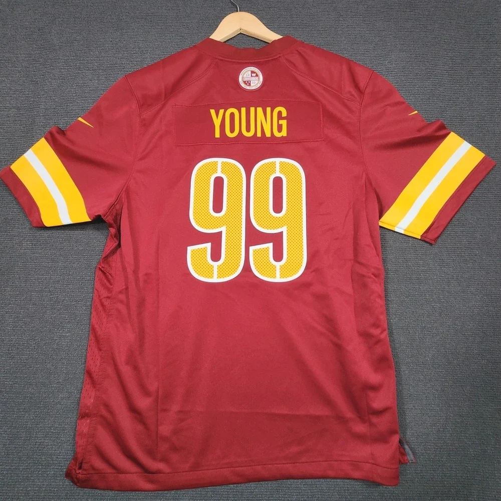 Nike Washington Commanders Jersey Men XL Burgundy Chase Young 99 NWT‎ Game Day